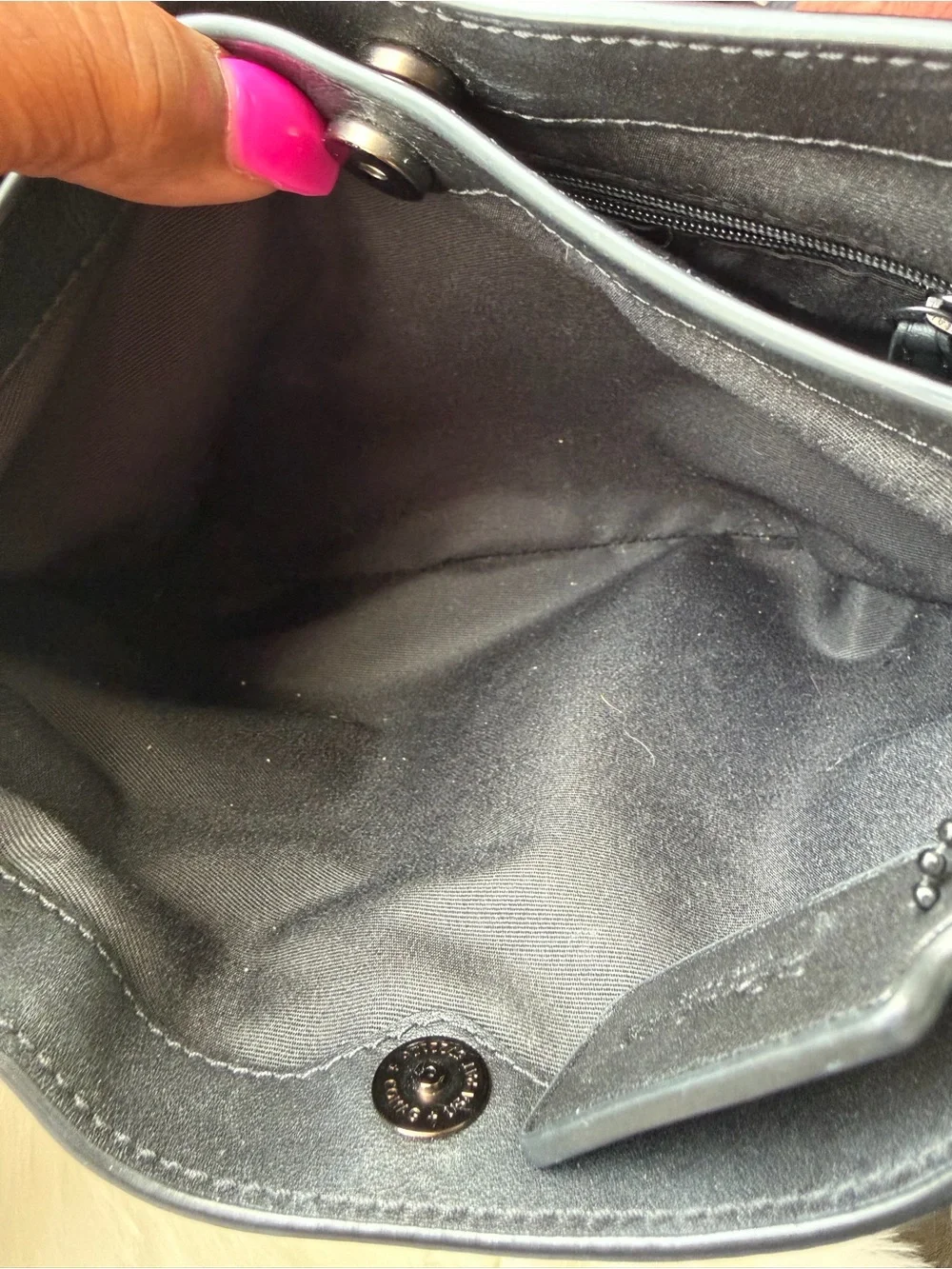 COACH Penelope Black Leather Shoulder Bag - Sleek Everyday Hobo Style CP101